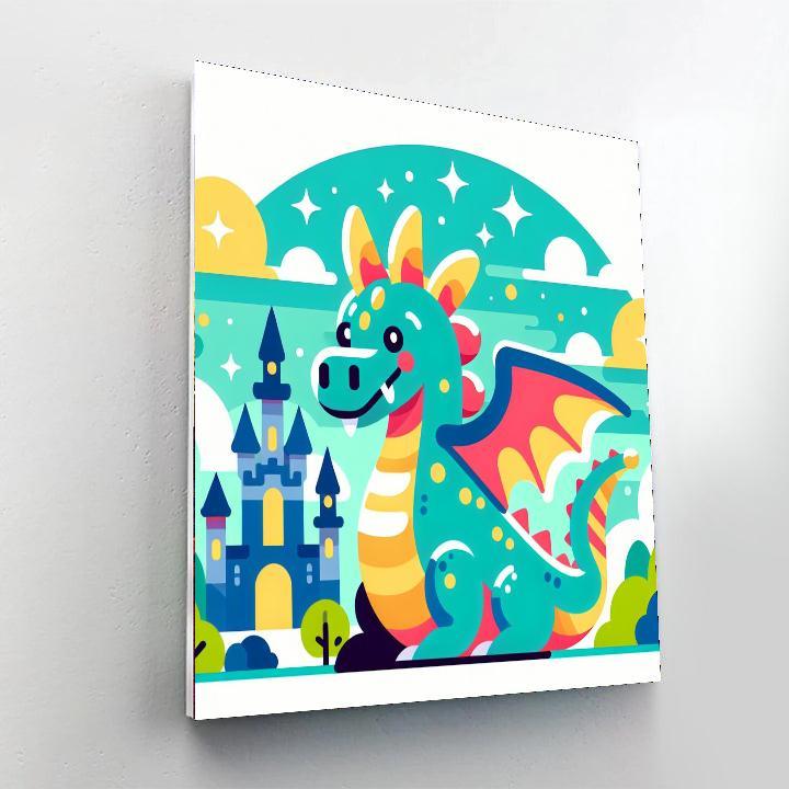 Kingdom Of Dragons Paint By Number