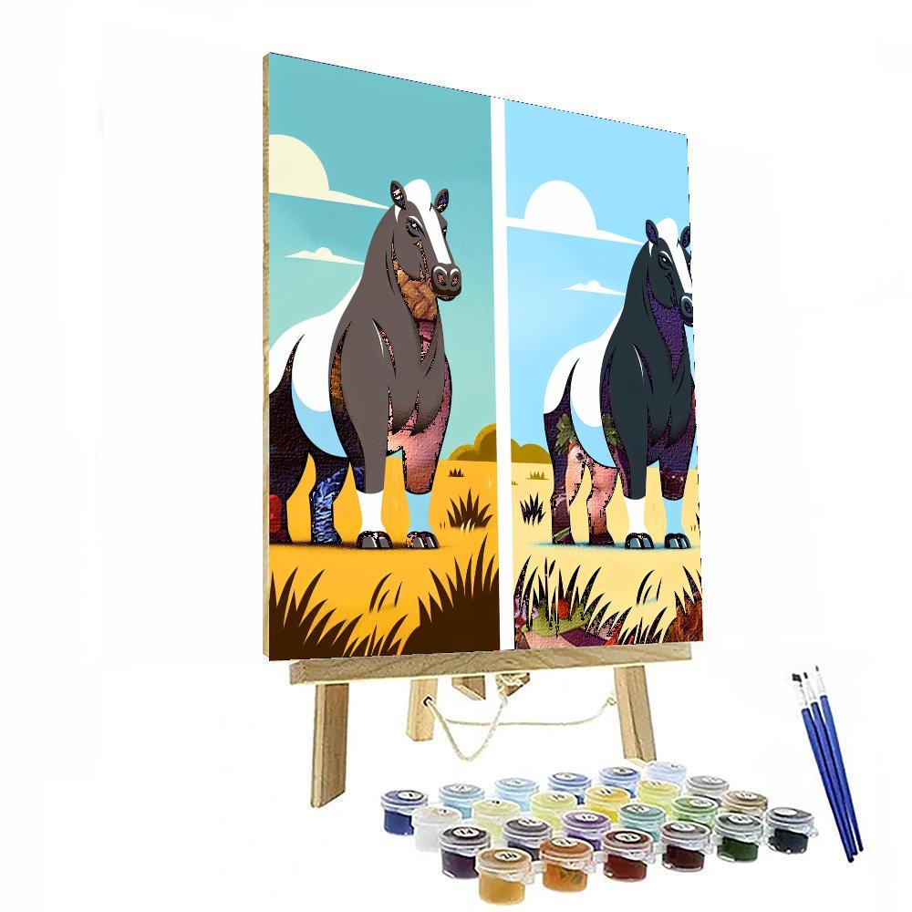 Zippy Zorilla Paint By Numbers Art