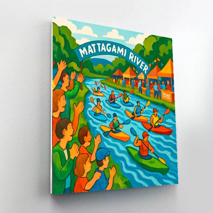 The Great Canadian Kayak Challenge - Timmins Painting By Numbers Kit