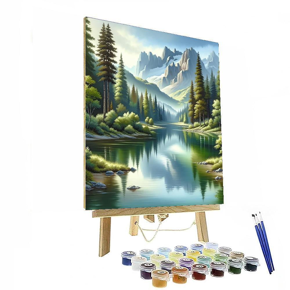 Calm Reflections Of Nature Paint By Color