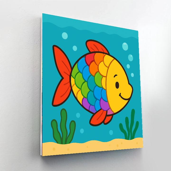 Rainbow Fish Friend Numbered Painting Kits