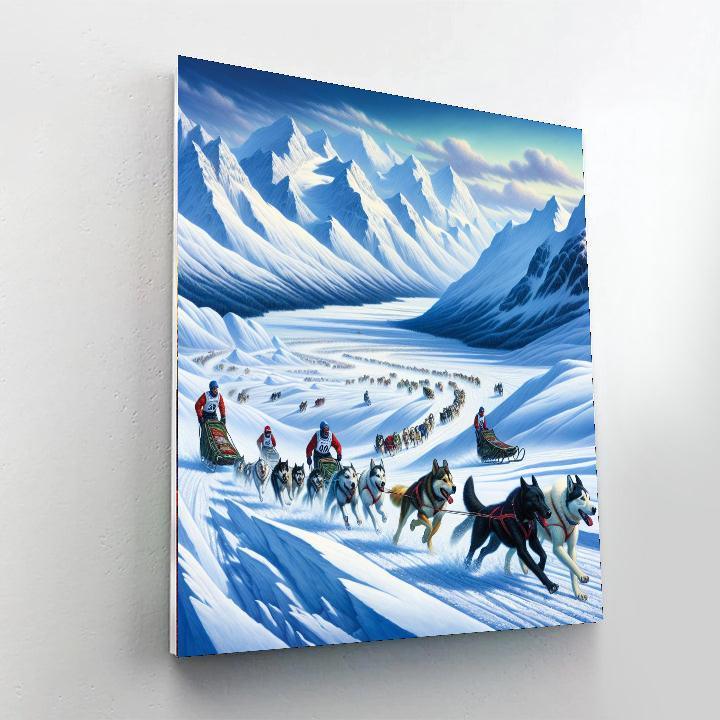 Yukon Quest - Canada And Usa Paint By Numbers Art