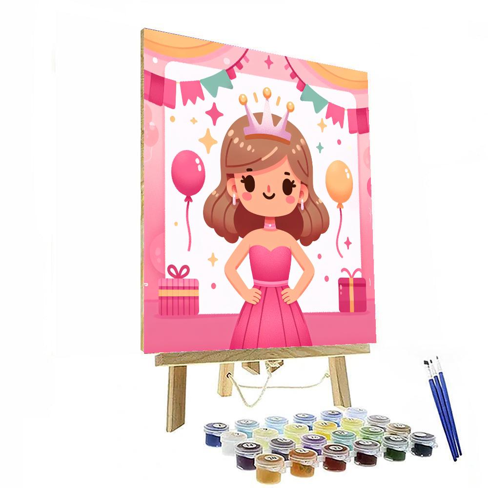 Little Princess Party Painting By Numbers Kit