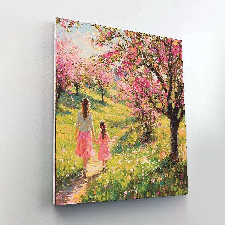 Blossoming Spring Walk DIY Paint By Numbers