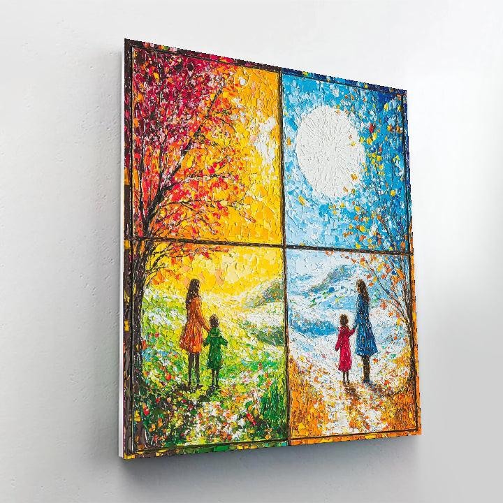 Seasons Of Love Painting Number Kit