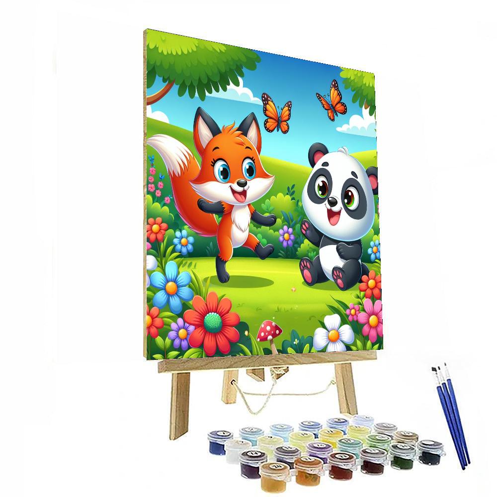 Colorful Animal Adventures Numbered Painting Kits