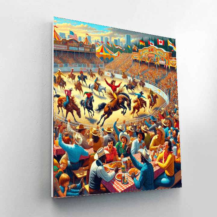 The Calgary Stampede Number Painting