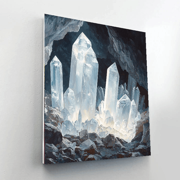 Cave Of The Crystals, Naica Painting Number Kit