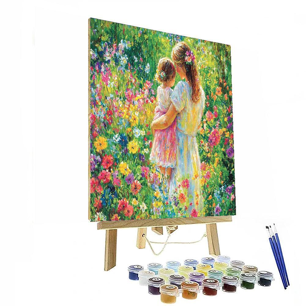 Hugs In The Garden DIY Paint By Numbers