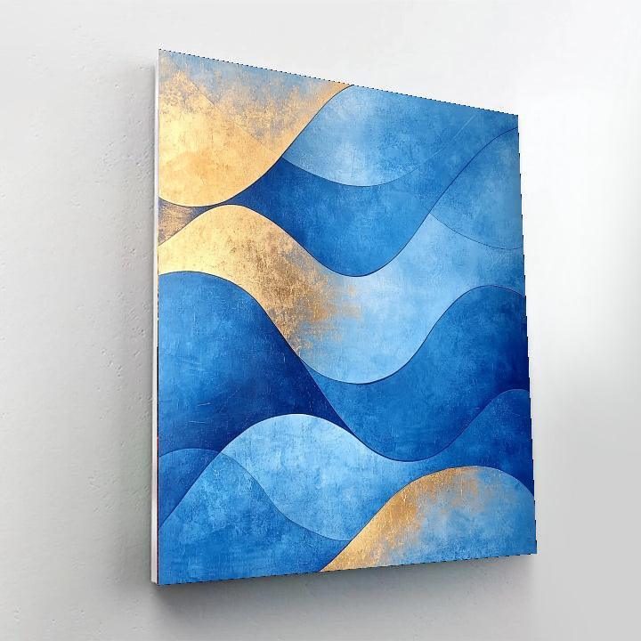 Joan Miró Inspired Radiant Tides  Paint By Numbers Art