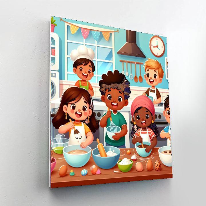 Happy Cooking Adventure Numbered Painting Kits