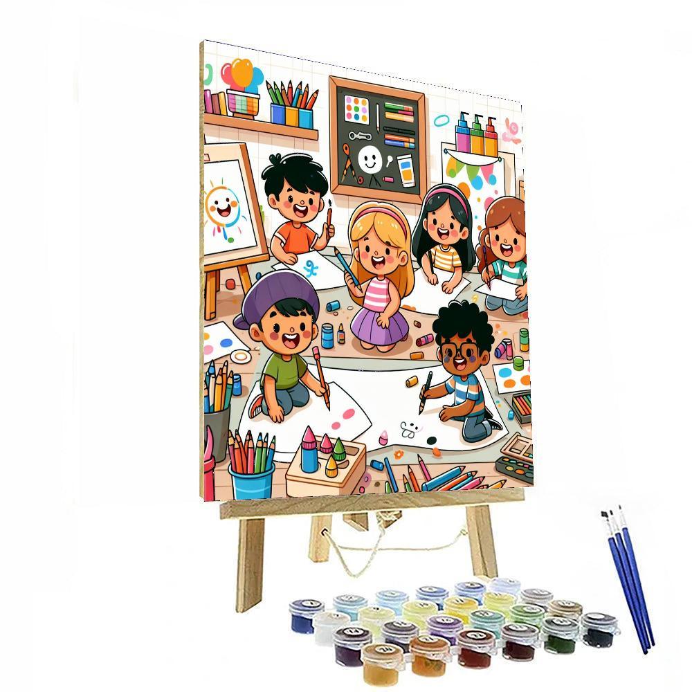 Doodle Workshop Fun Numbered Painting Kits