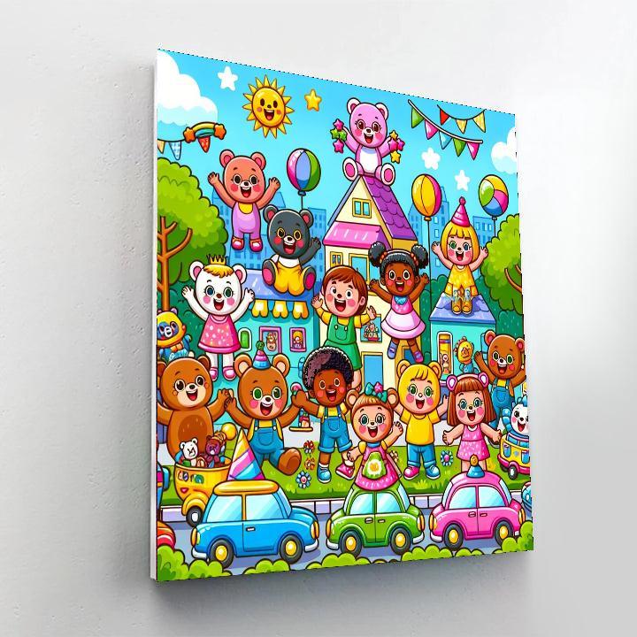 Delightful Toyland Adventure Paint By Numbers Kits