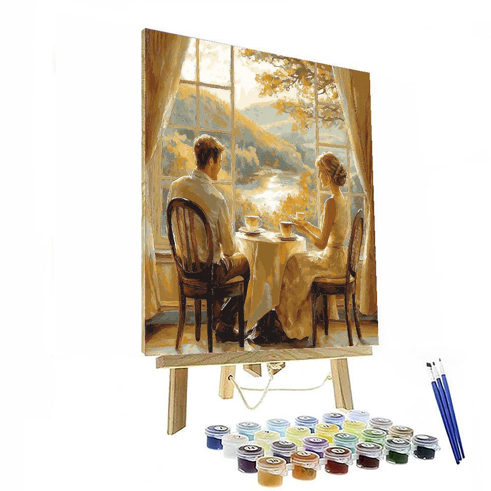 Morning Coffee With Mom Paint By Number