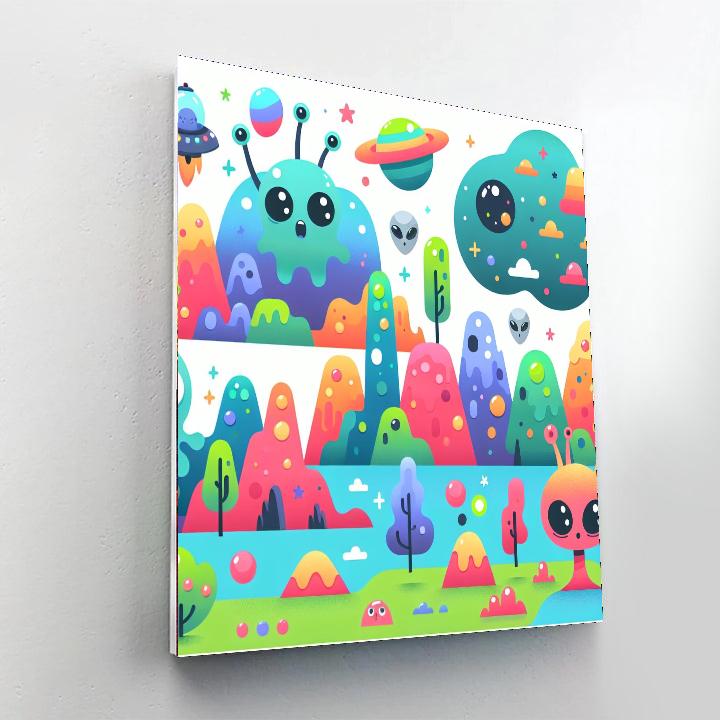 Alien World Expedition Paint By Number