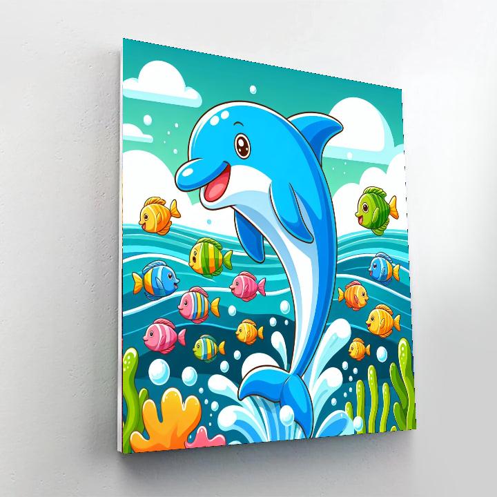 Cute Underwater World Paint By Numbers