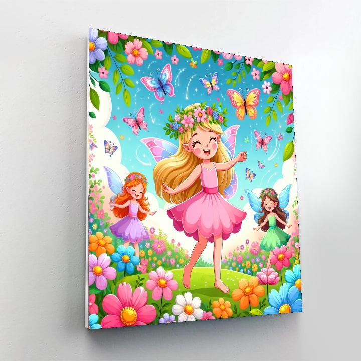 Explorers In Fairyland Number Painting