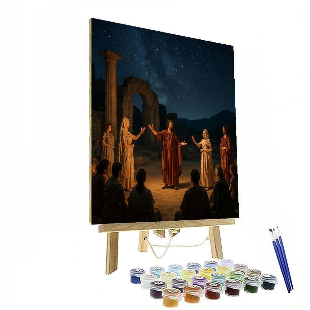 International Festival Of Ancient Greek Drama Number Painting