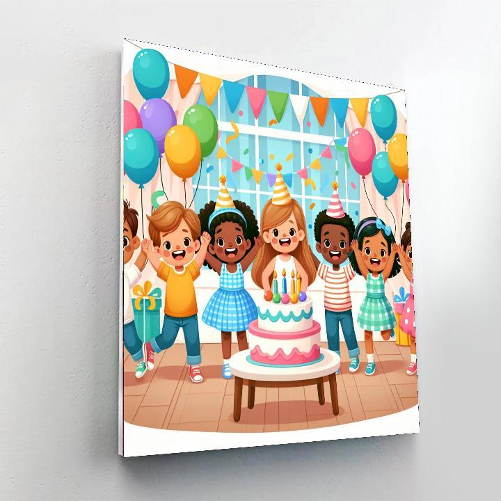 Surprise Party Painting Number Kit