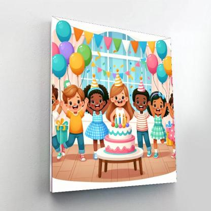 Surprise Party Painting Number Kit