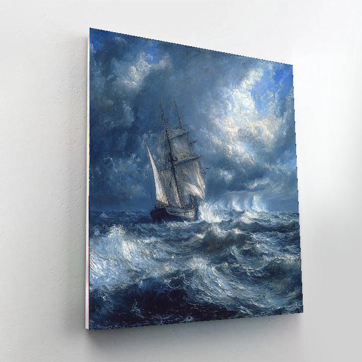 J.M.W. Turner Inspired Sea Voyage Odyssey  Painting By Numbers Kit