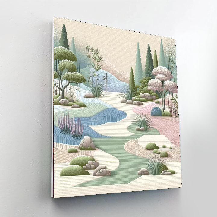 Zen Garden Escape Tapestry Paint By Numbers Kits