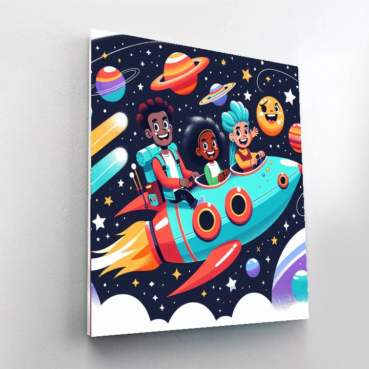 Space Pirates' Quest Numbered Painting Kits