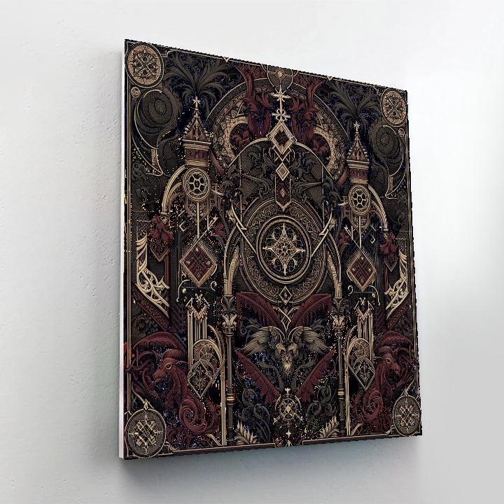 Gothic Mystery Tapestry Painting Number Kit