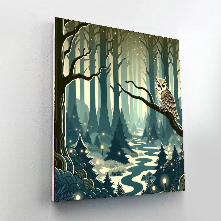 Mystery Forest DIY Paint By Numbers
