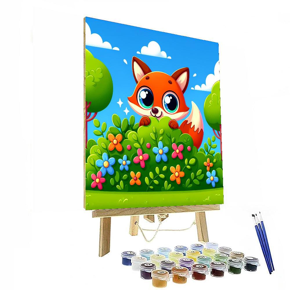 Funny Fox Number Painting