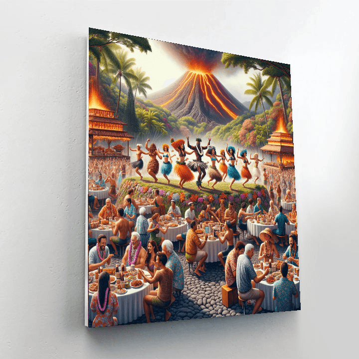 Pahoa Lava Festival - Usa Paint By Color