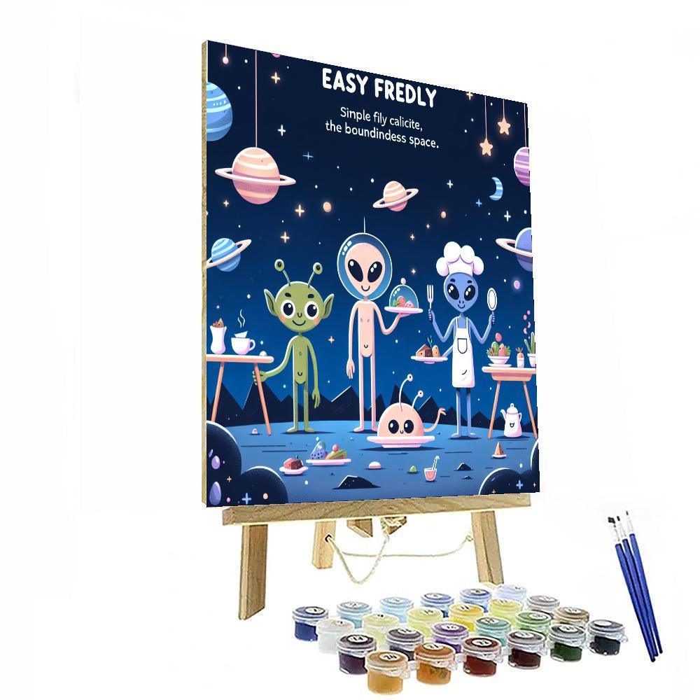 Cosmic Cafe Paint By Color