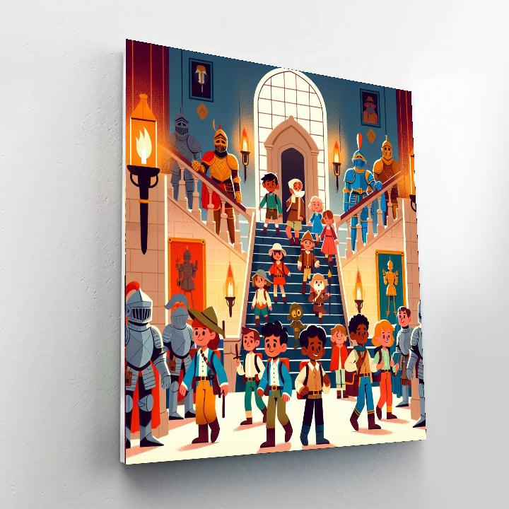 Dreamy Castle Quest Painting Number Kit