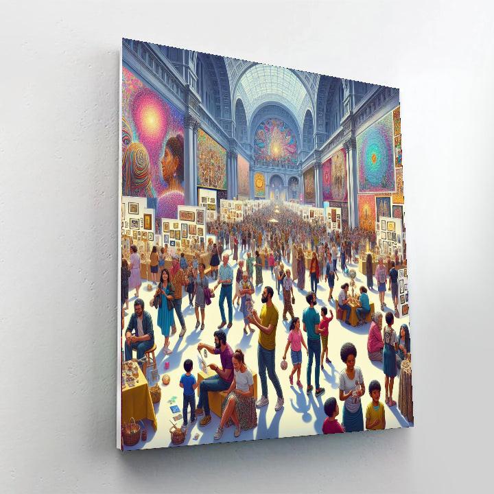 Lima Art Museum Festival - Peru Number Painting