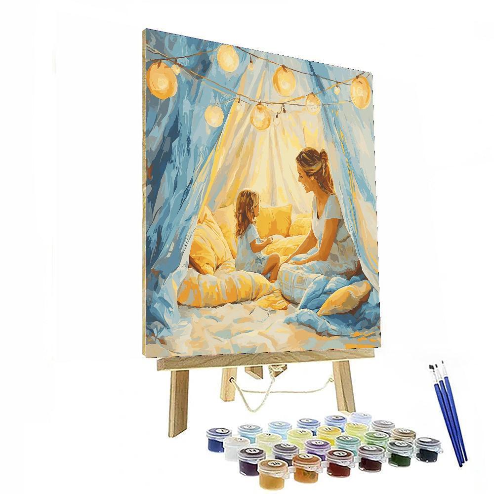 Building A Fort Together Numbered Painting Kits