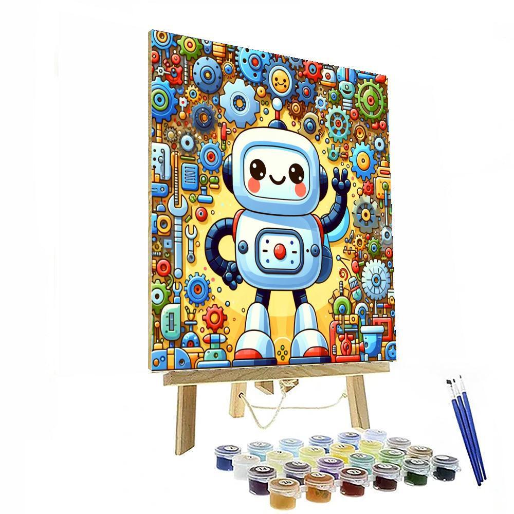 Creative Robot World Painting Number Kit
