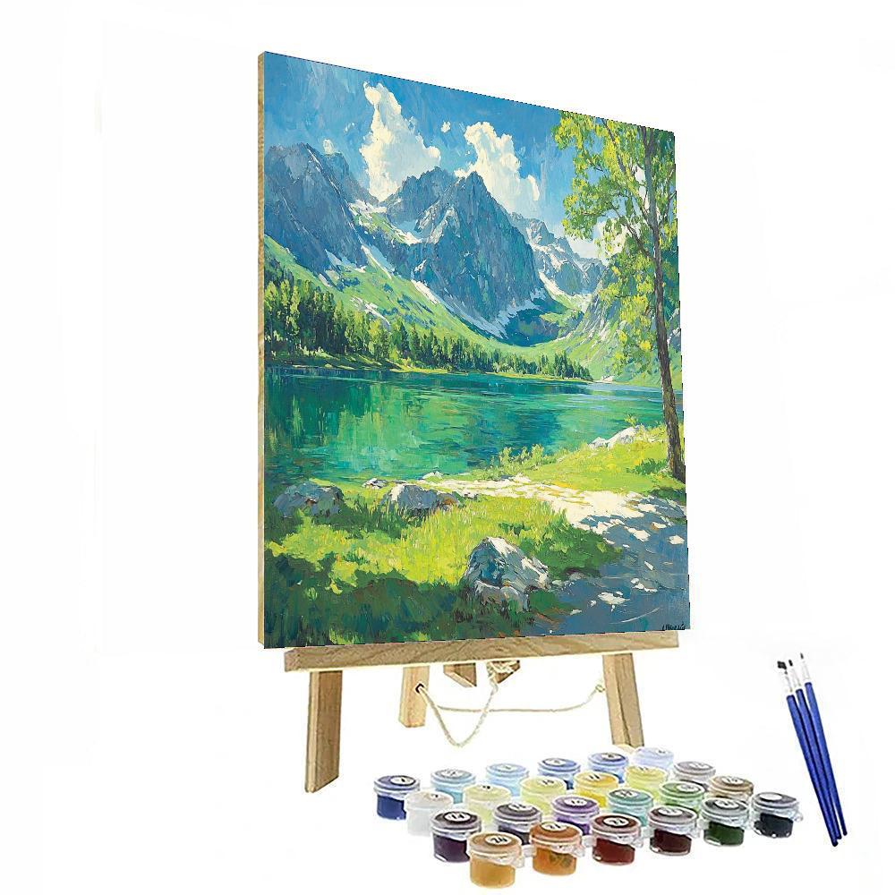 Albert Bierstadt Inspired Wilderness Whispers  Number Painting