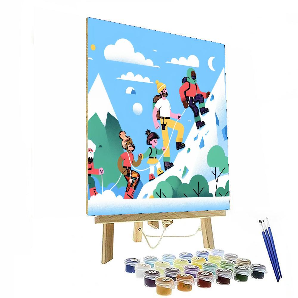 Daring Mountain Expedition Paint By Numbers Kits