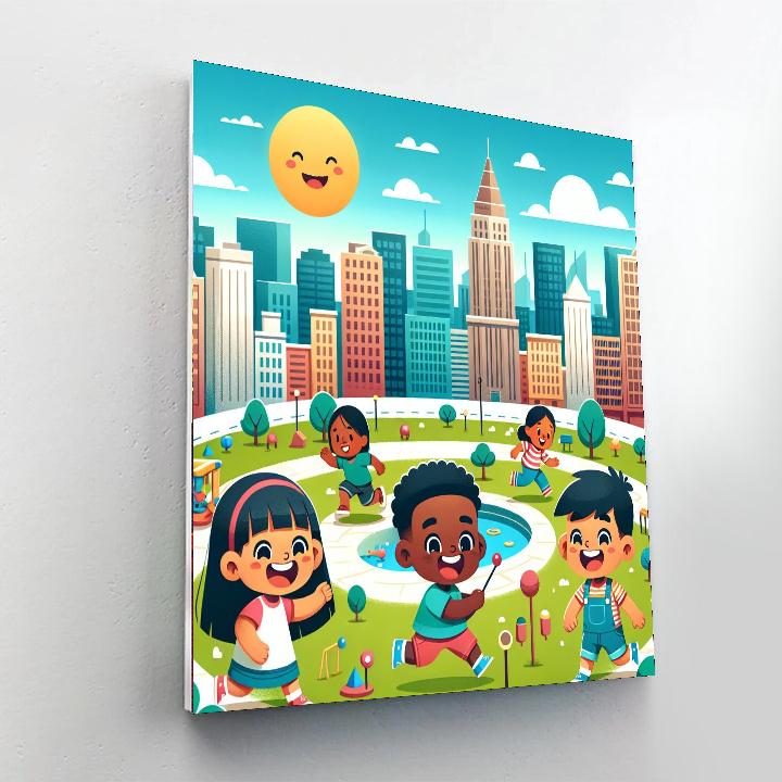 Creative City Life Paint By Numbers Art