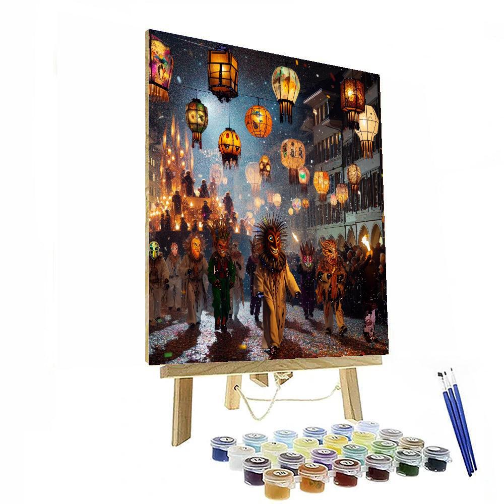 Basel Fasnacht - Basel Number Painting