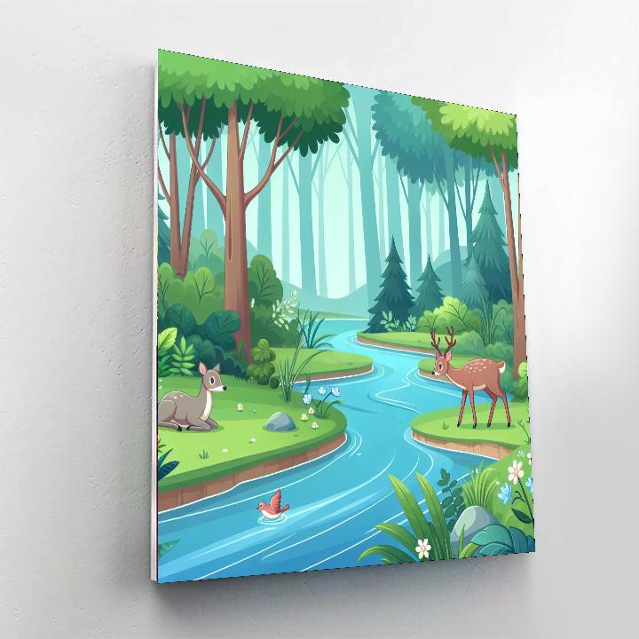 Harmony Forest Retreat Paint By Color
