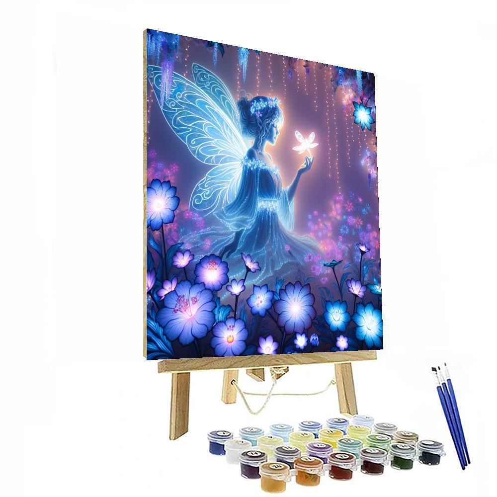 Mystical Fairy Glow-in-the-dark Garden Paint By Numbers Art