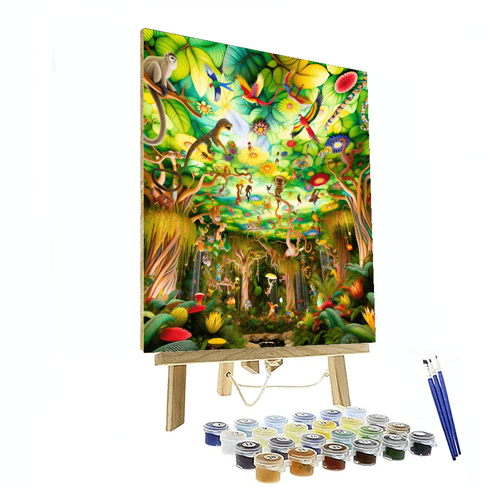 Joyful Jungle Canopy Paint By Number