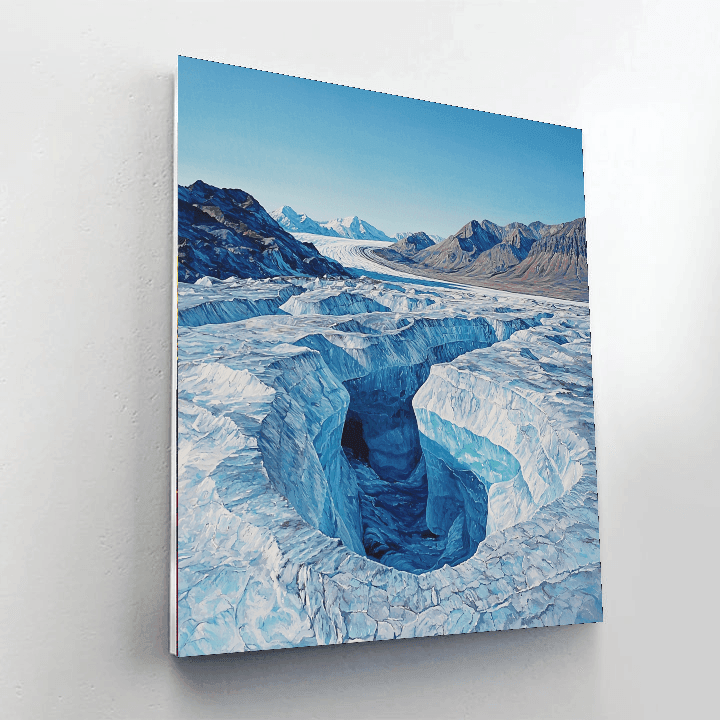 Vatnajökull Glacier DIY Paint By Numbers