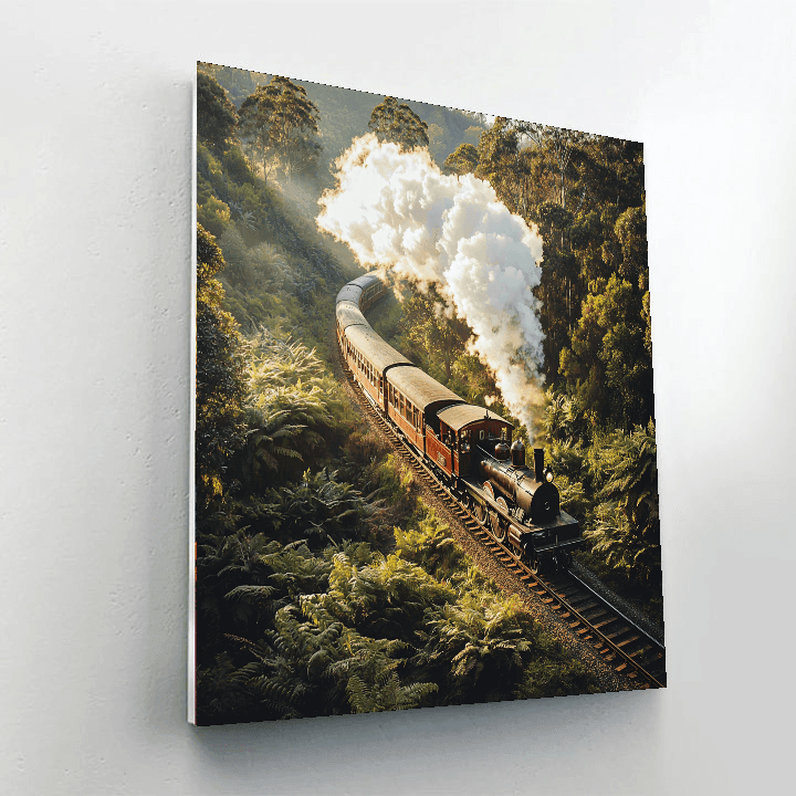 Puffing Billy Railway - Australia Number Painting