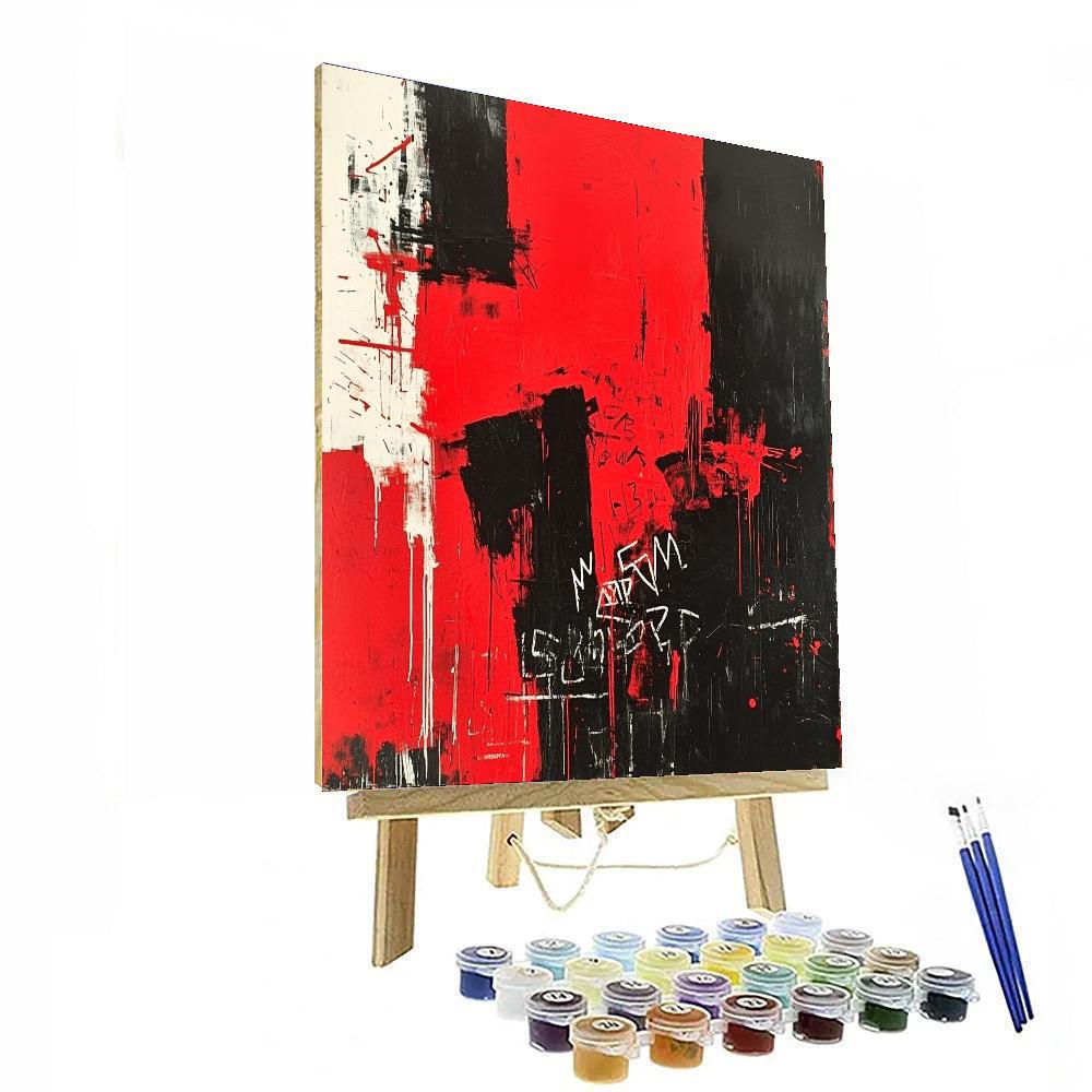 Jean-Michel Basquiat Inspired Visions Of Resistance  Paint By Numbers Kits