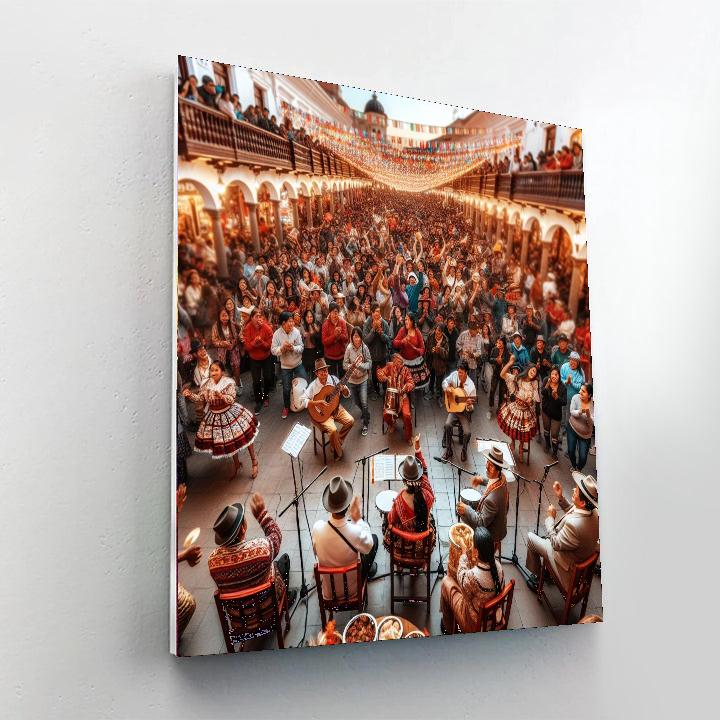 Dia De La Canción Criolla - Lima, Peru Paint By Numbers