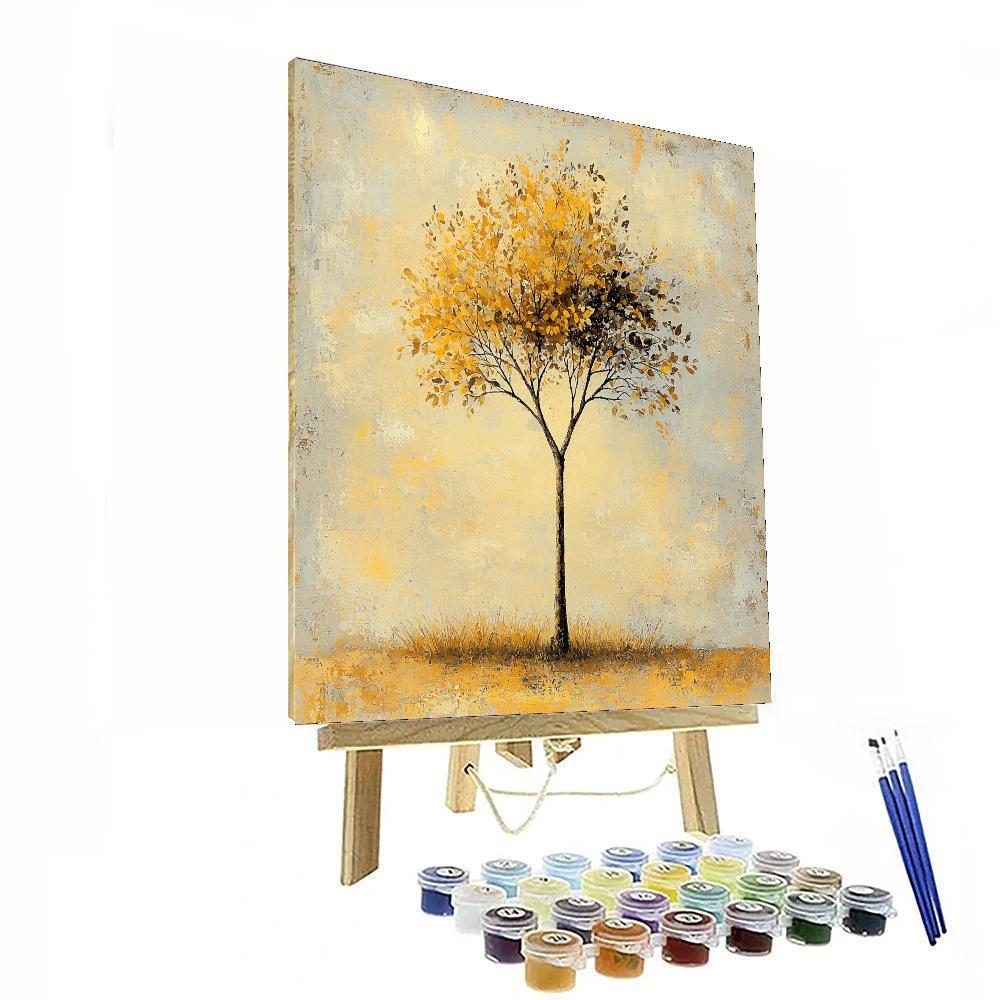 Leonardo Da Vinci Inspired Tree Of Reflection  Paint By Numbers