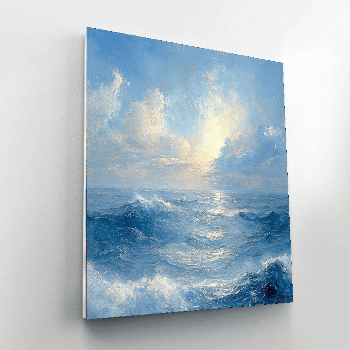 J.M.W. Turner Inspired Whispering Waves  Paint By Numbers Art