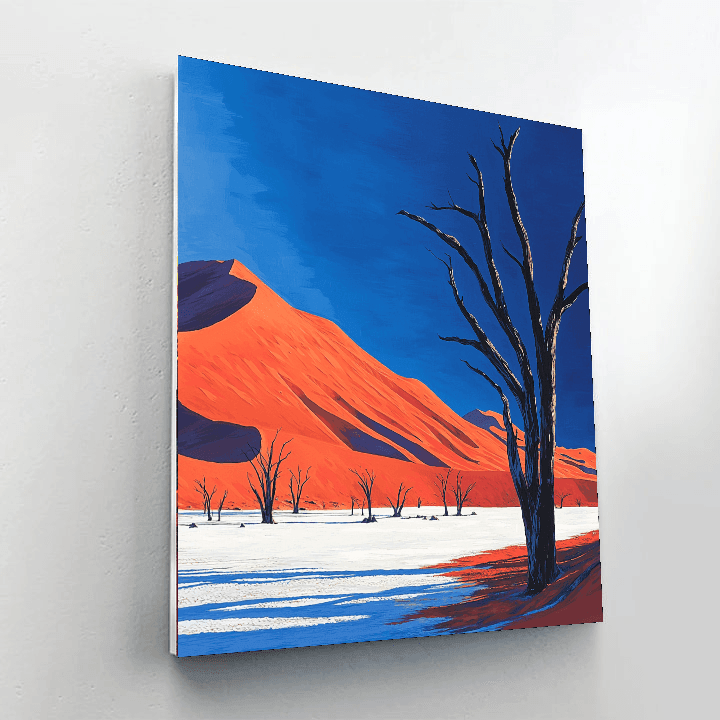 Sossusvlei Dunes - Namibia Paint By Numbers Art